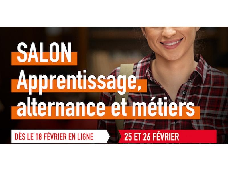 Salon Apprentissage, Alternance et métiers à Amiens les 25 et 26 février