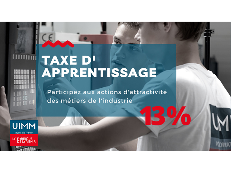 Versez votre solde de taxe d’apprentissage à l’UIMM Hauts-de-France