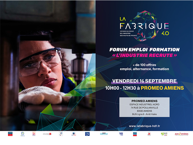 La Fabrique 4.0 à Amiens du 12 au 16 septembre 2022