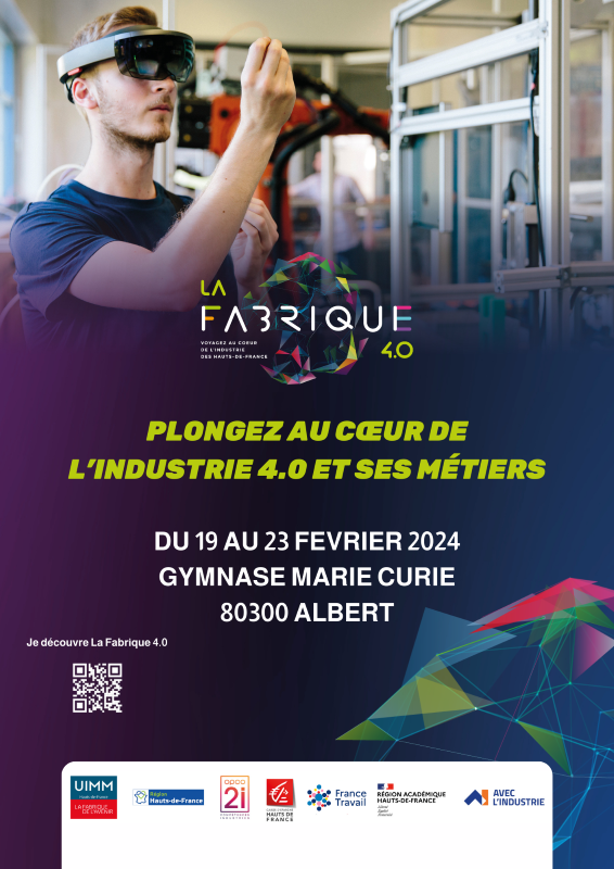 LA FABRIQUE 4.0 À ALBERT DU 19 AU 23 Février 2024