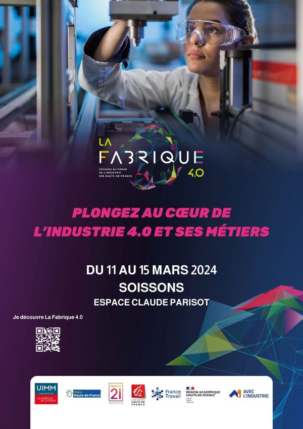 LA FABRIQUE 4.0 À SOISSONS DU 11 AU 15 Mars 2024